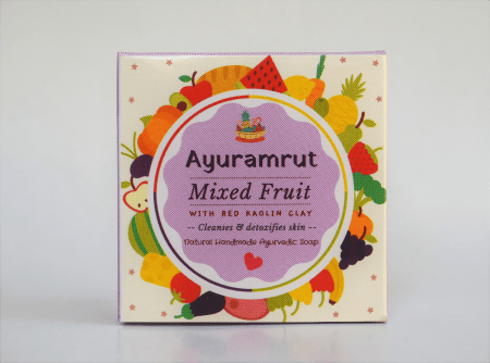 Ayuramrut Mixed Fruit Natural Handmade Ayurvedic Soap