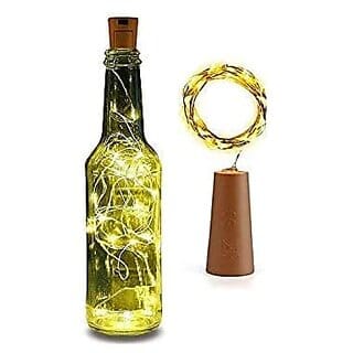 Daybetter Cork Led String Lights For Wine Bottles 20 Led Cork Lights - Bottle Cork Lights Waterproof Strip Decoration Party Wedding Christmas String Lights Warm White Tar-H1