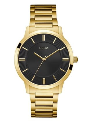 Guess Black Dial Men Watch - U0990G6M-Black