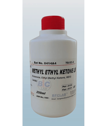 METHYL ETHYL KETONE LR - 250ml