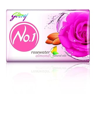 Godrej No 1 Rosewater Almond Soap 100 GRAM