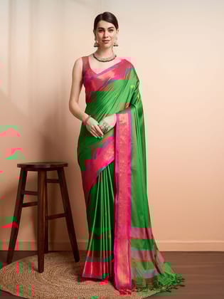 Trending Pathani Kanjivaram Silk Woven Saree Trending Pathani Kanjivaram Silk Woven Saree