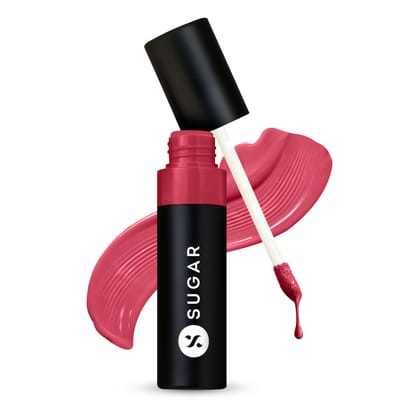 SUGAR Cosmetics Partner In Shine Transferproof Glossy Lipstick | Lasts upto 24hrs | Transferproof & Smudgeproof - 3ml - 07 Strawberry Soju SUGAR Cosmetics Partner In Shine Transferproof Glossy Lipstick | Lasts upto 24hrs | Transferproof & Smudgeproof - 3