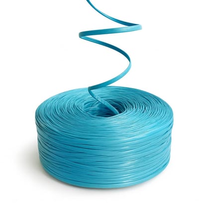 Plastic Packing Rope Sutli (Teal Blue) � 1 Roll � Commercial Multipurpose Plastic Sutli Roll Rassi � Strong & Durable for Binding & Wrapping � Color Sutli Rope for Household & Agricultural Use