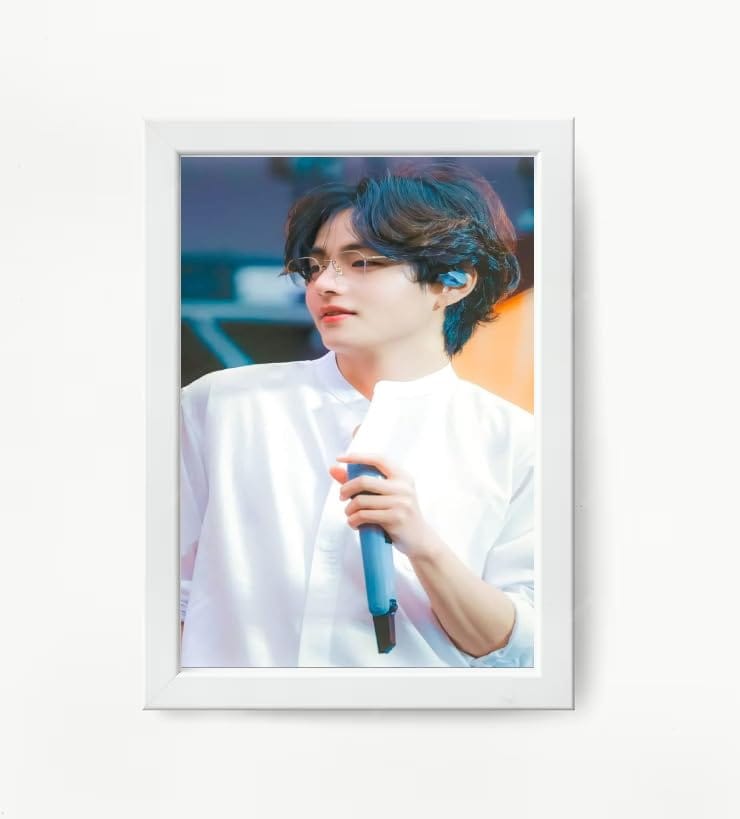 NOKKES Bts Army Bangtan Boy V suga J-Hope Jungkook Jin Jimin Rm 5X7 Inch Size Photo Frame Photo Home Office_EQW280