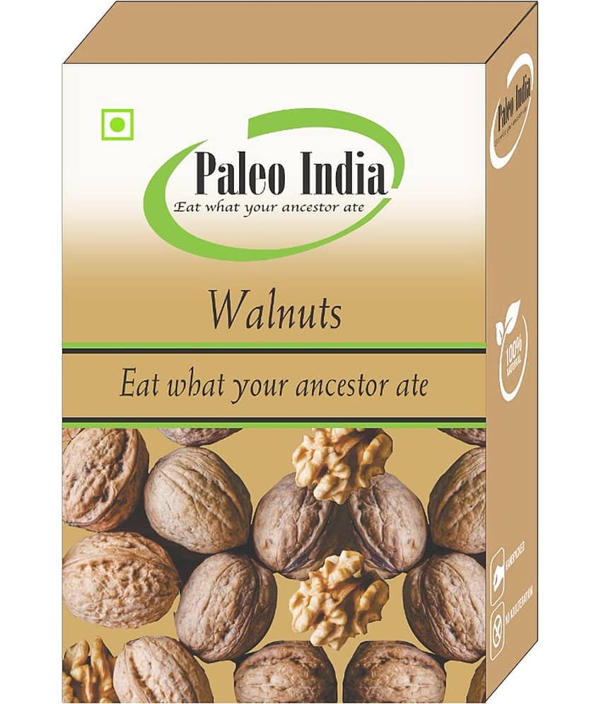 Paleo India California Inshell Walnuts(Saboot Akhrot) 400g g