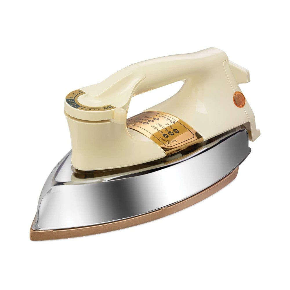 Bajaj DHX-9 1000W Heavy Weight Dry Iron Ivory