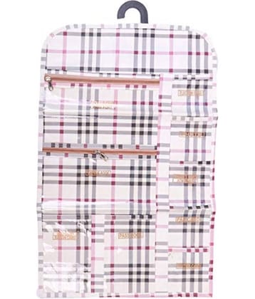 SUNESH CREATION White Travel Kit Bag ( 1 Pc )