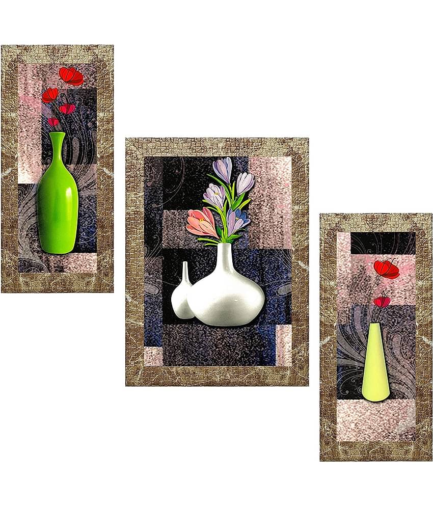 Indianara - Floral Painting With Frame