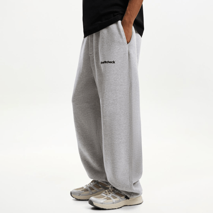 Grey Baggy Sweatpants-28