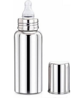 erum - 200 Silver Feeding Bottle ( Pack of 1 )
