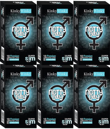 NottyBoy Ultra Thin Smooth Condoms For Men - 60 Units