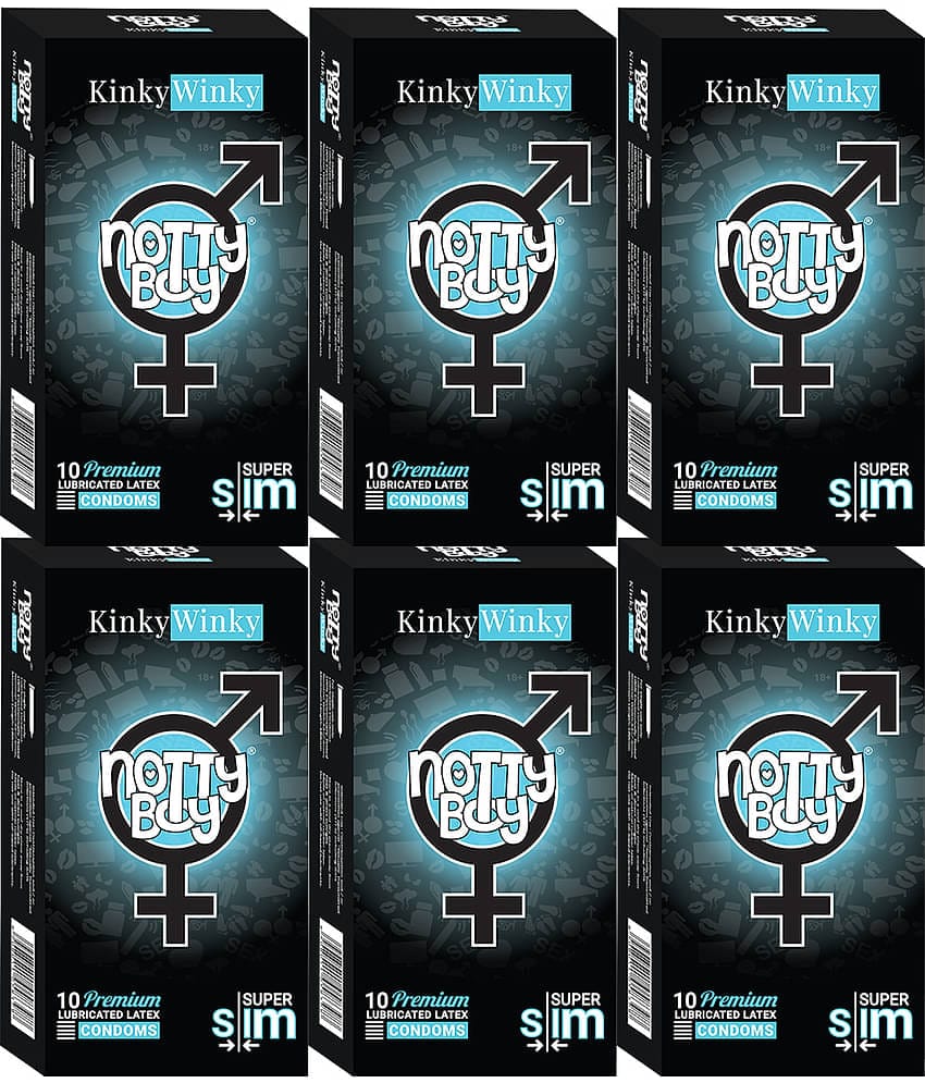 NottyBoy Ultra Thin Smooth Condoms For Men - 60 Units