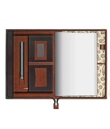 Eclet Brown Zip Folder ( Pack of 1 )