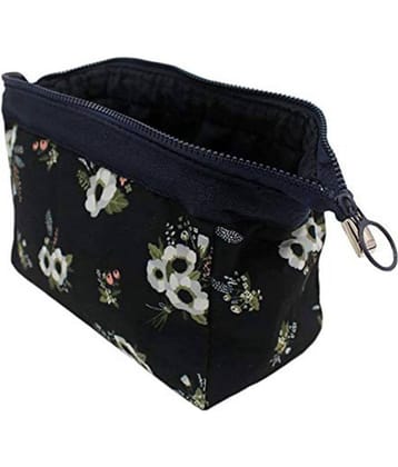 House Of Quirk Blue Toiletry Kit Carry Case Portable Cube Purse