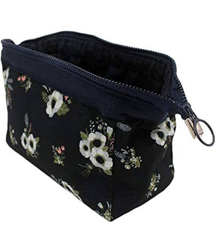 House Of Quirk Blue Toiletry Kit Carry Case Portable Cube Purse