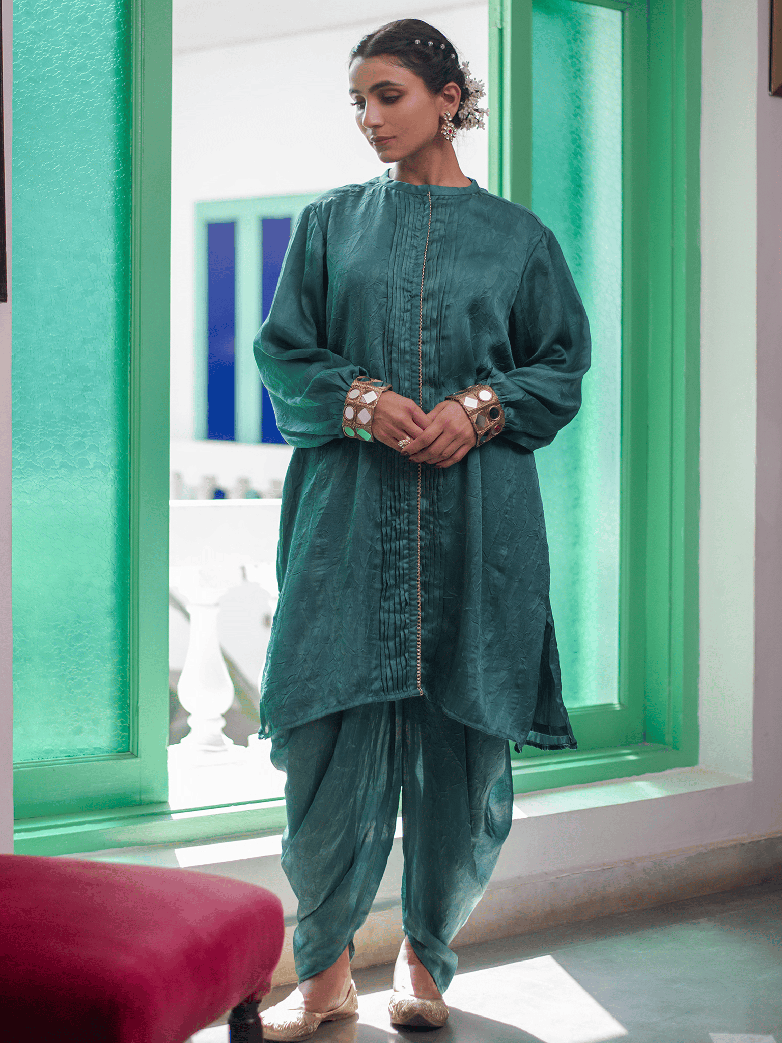 Dhoti Pant and Kurti-XS