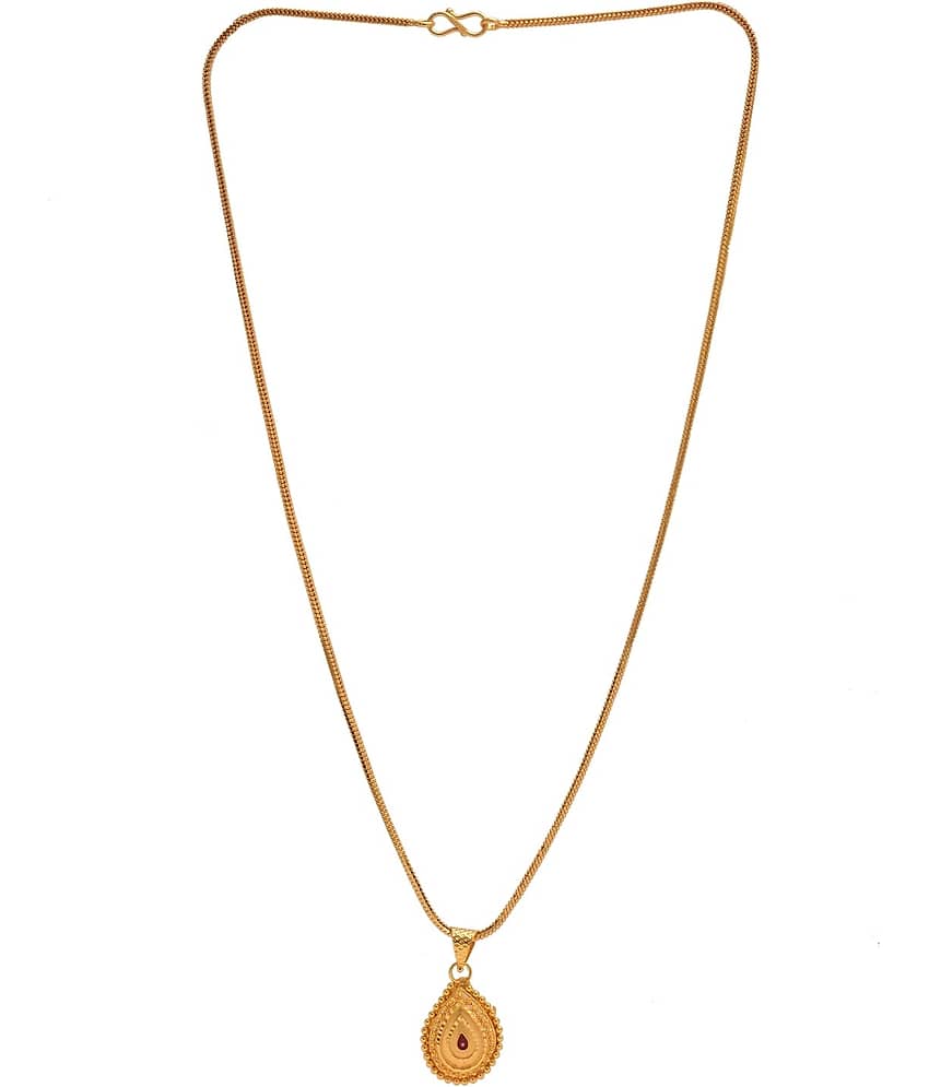 Jewarhaat - Golden Pendant ( Pack of 1 )