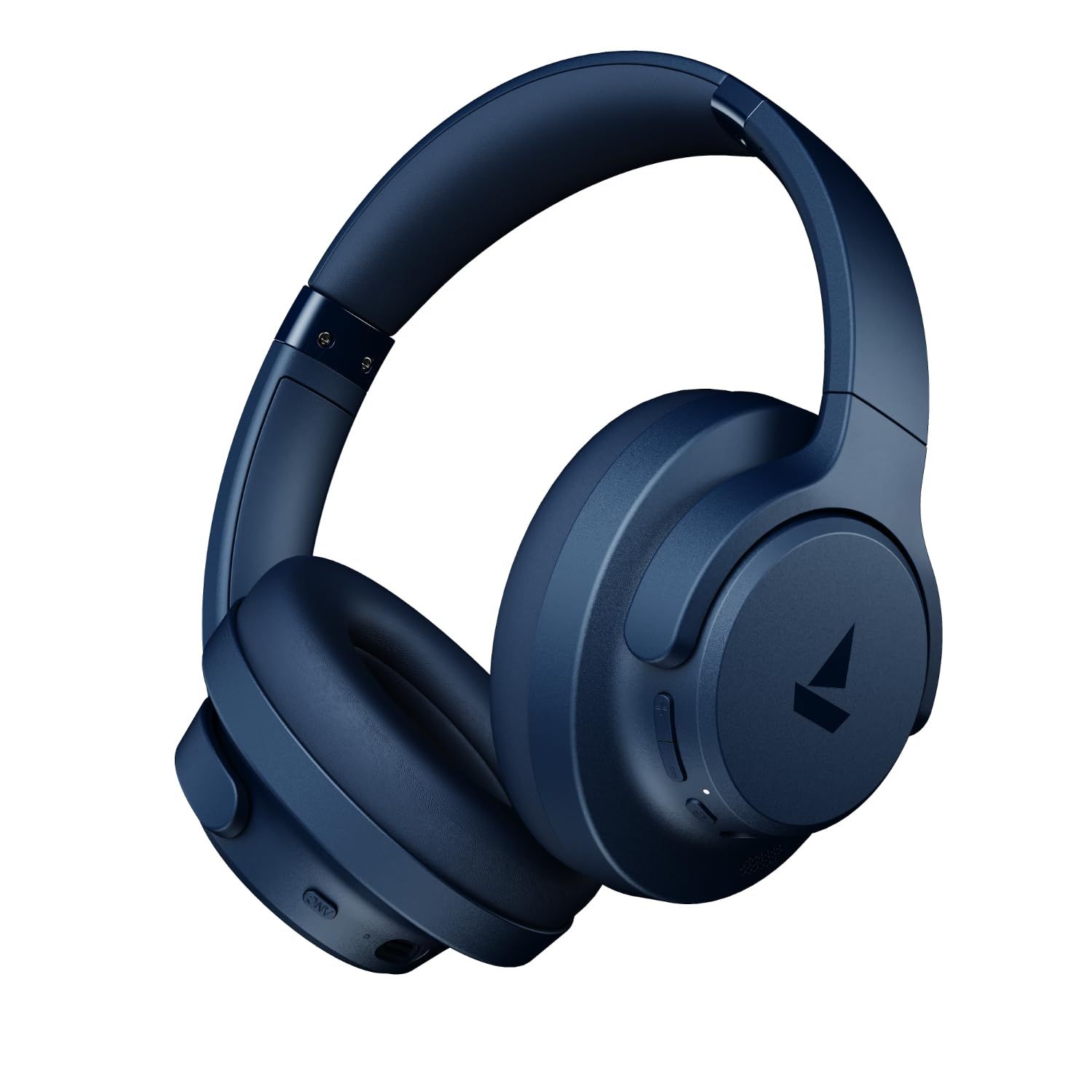 boAt Rockerz 512 ANC,(~40dB) Hybrid ANC, 80H Battery, 40mm Drivers, 40ms Low Latency, ENx Tech,Stream Ad Free Music via App Support, Bluetooth Headphones, Wireless Headphone with Mic (Bold Blue) boAt Rockerz 512 ANC,(~40dB) Hybrid ANC, 80H Battery, 40mm