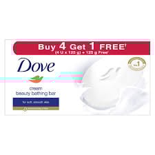 Dove Beauty Cream Bar 125 Gms X 5 Nos