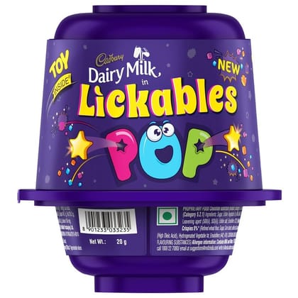 Cadbury Dairy Milk Lickables Chocolate - With Oreo Chunks, 20 G Cadbury Dairy Milk Lickables Chocolate - With Oreo Chunks, 20 G