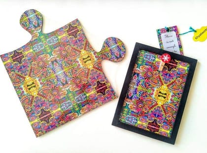 Spring Fiesta ' Puzzle Placemat & Photo Frame