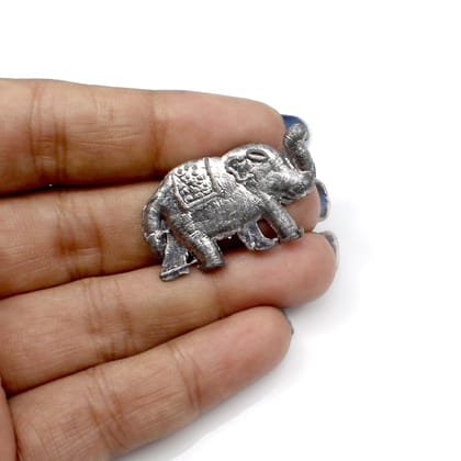 Lead Ranga Elephant Haathi for Lal kitab red book and astrological remedies-Set of 12 pieces
