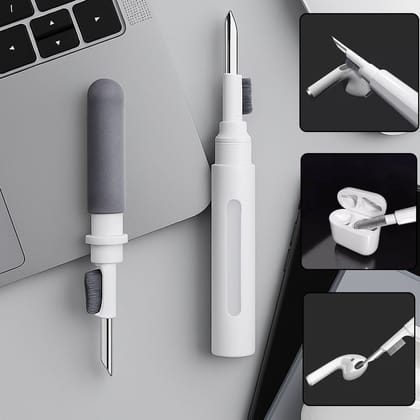 3 In 1 Earbuds Cleaning Pen For Cleaning Of Ear Buds And Ear Phones Easily Without Having Any Damage.