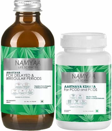 Namyaa Namyaa Ayurvedic For Pcod, Pcos Tablet 560 Ml Pack of 2