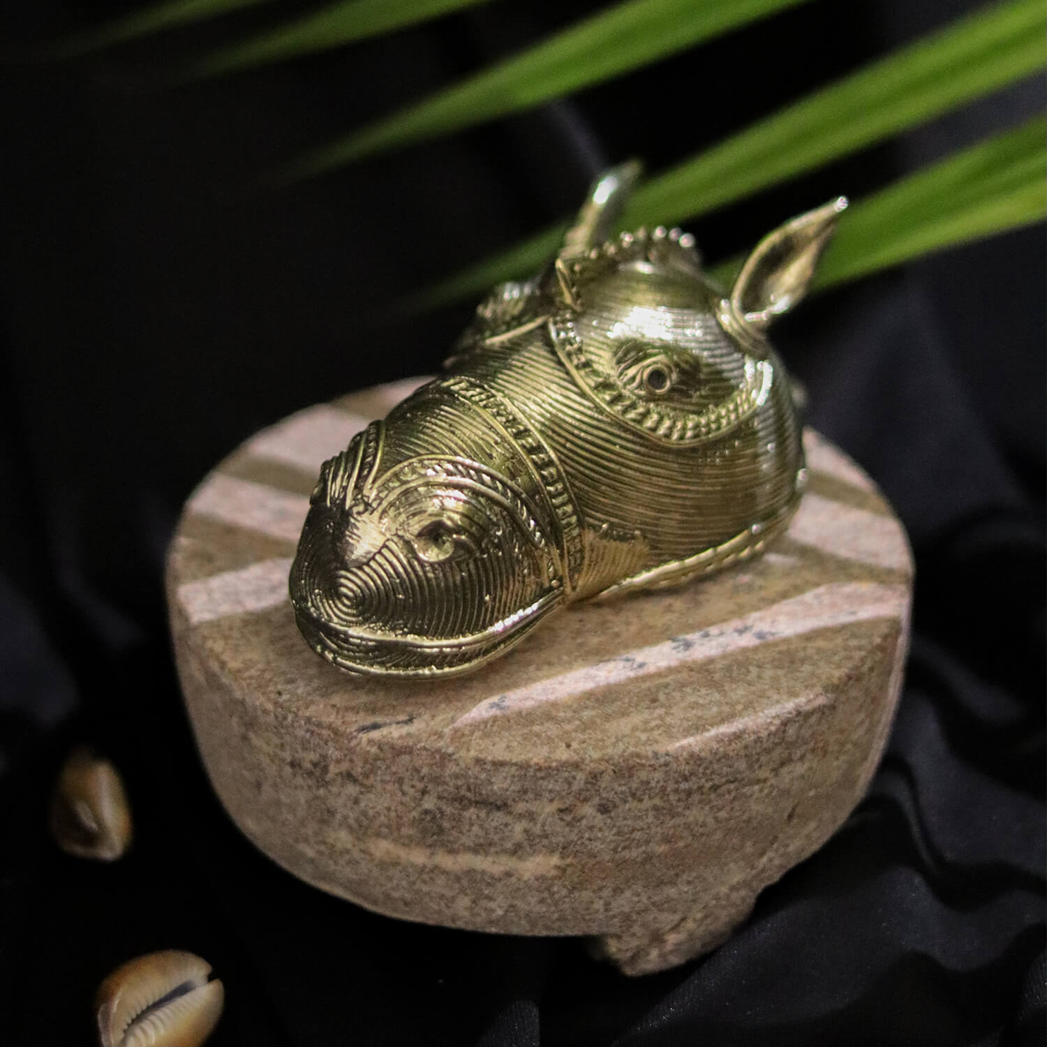 Dhokra Crafted Horse Mask