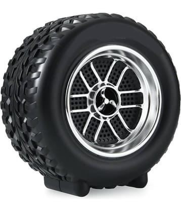 COREGENIX TYRE 10 W Bluetooth Speaker Bluetooth V 5.1 with USB,SD card Slot,Call function Playback Time 10 hrs Black