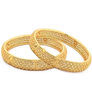 VIVASTRI Gold Bangle ( Pack of 1 )