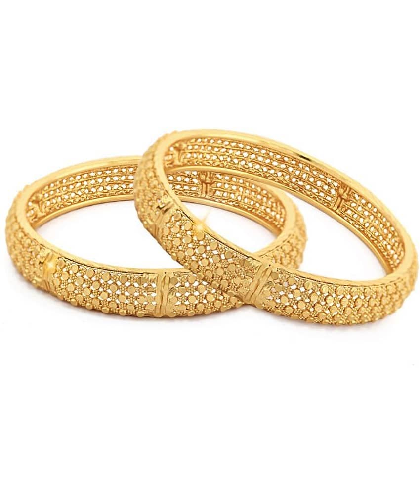 VIVASTRI Gold Bangle ( Pack of 1 )
