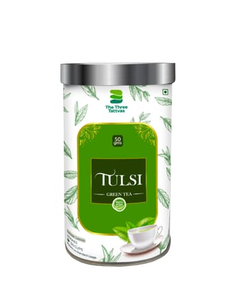 The Three Tattvas Tulsi Green Tea 50gms