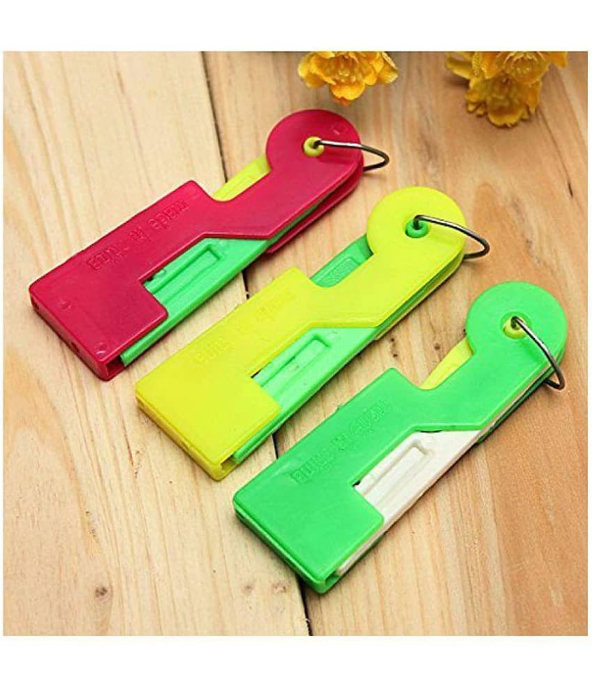 Automatic Plastic Needle Threader Thread Guide Needle Device pack of 1