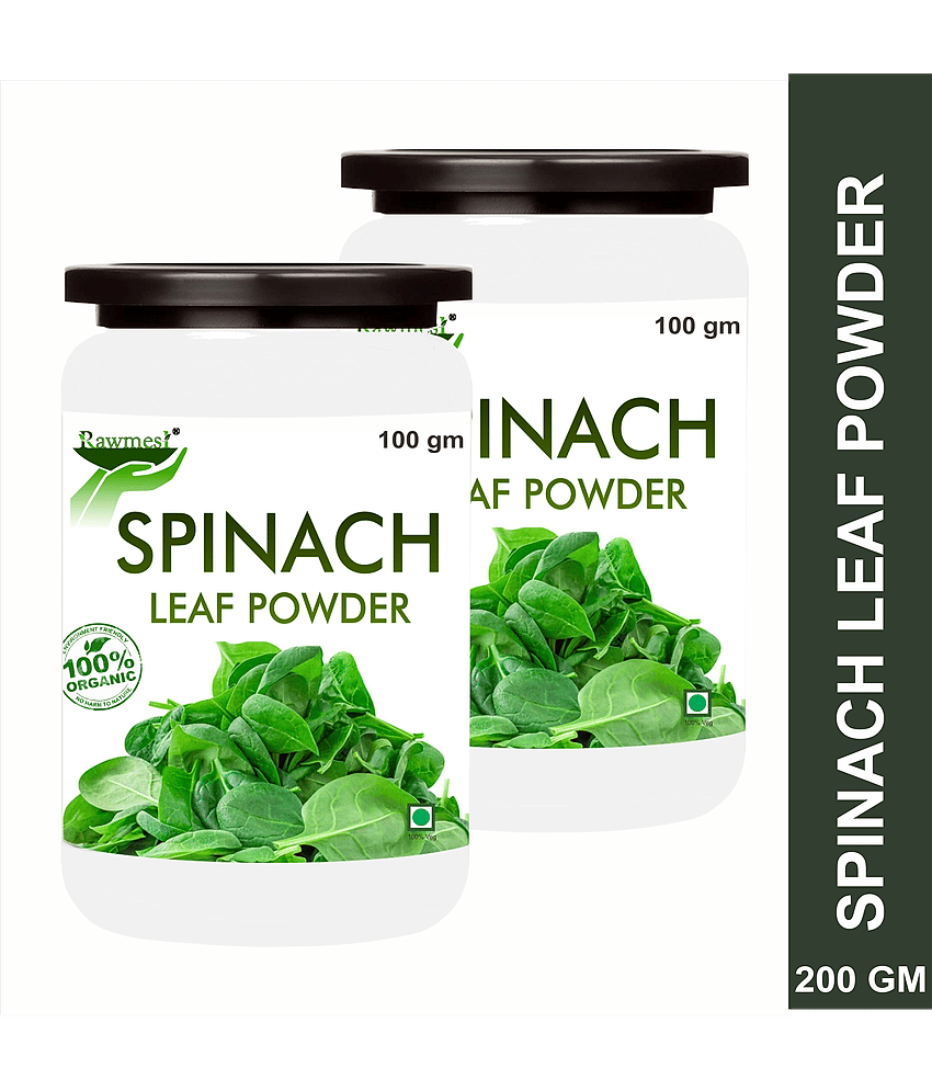 rawmest Spinach Powder/Palak Soup 200 gm Pack of 2