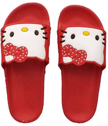 Pampy Angel - Red Women's Slide Flip Flop