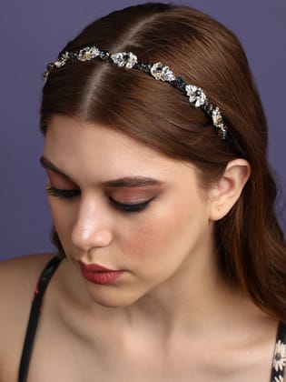 Sparkling Splendor: Adorning Hair With An Embellished Hairband-Hair Accessory