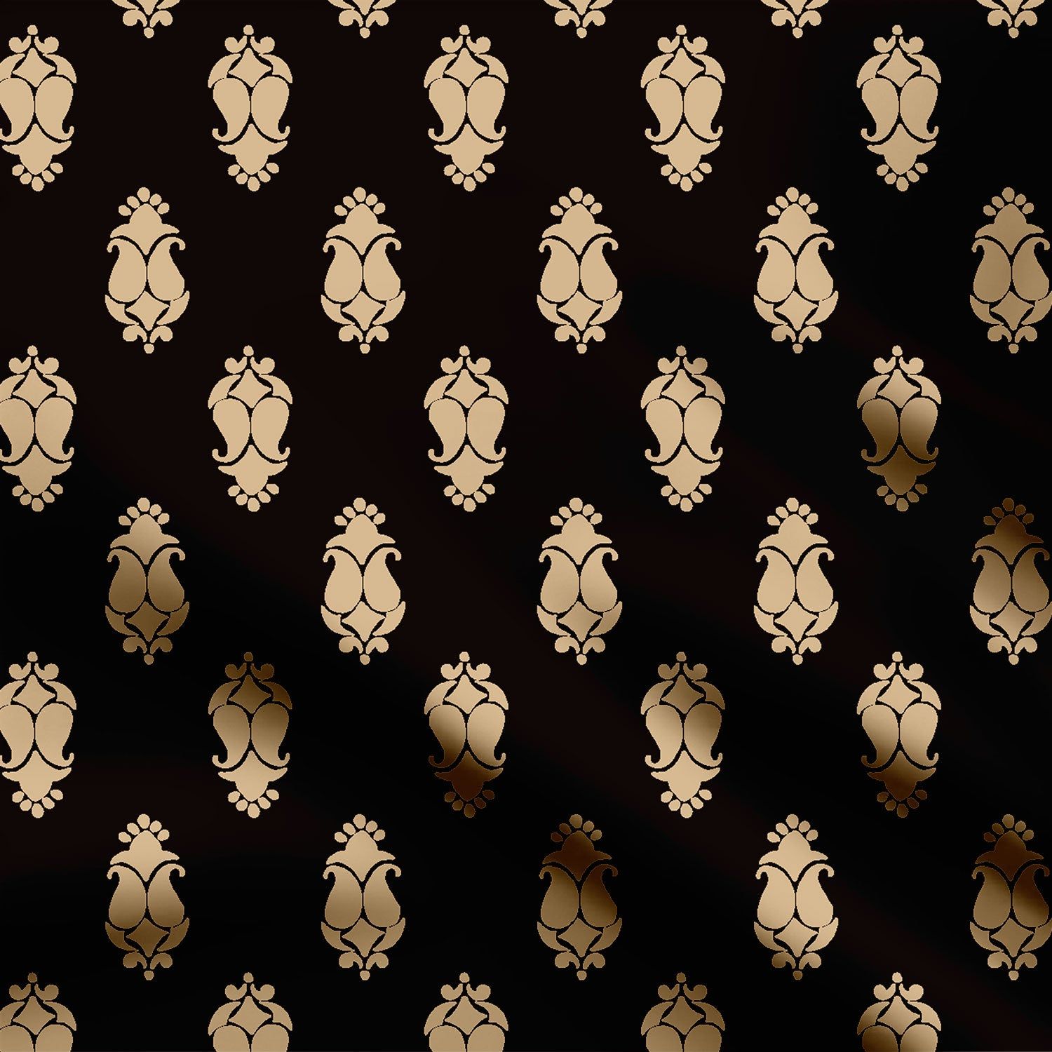Mughal Style Block Print Fabric-Pashmina