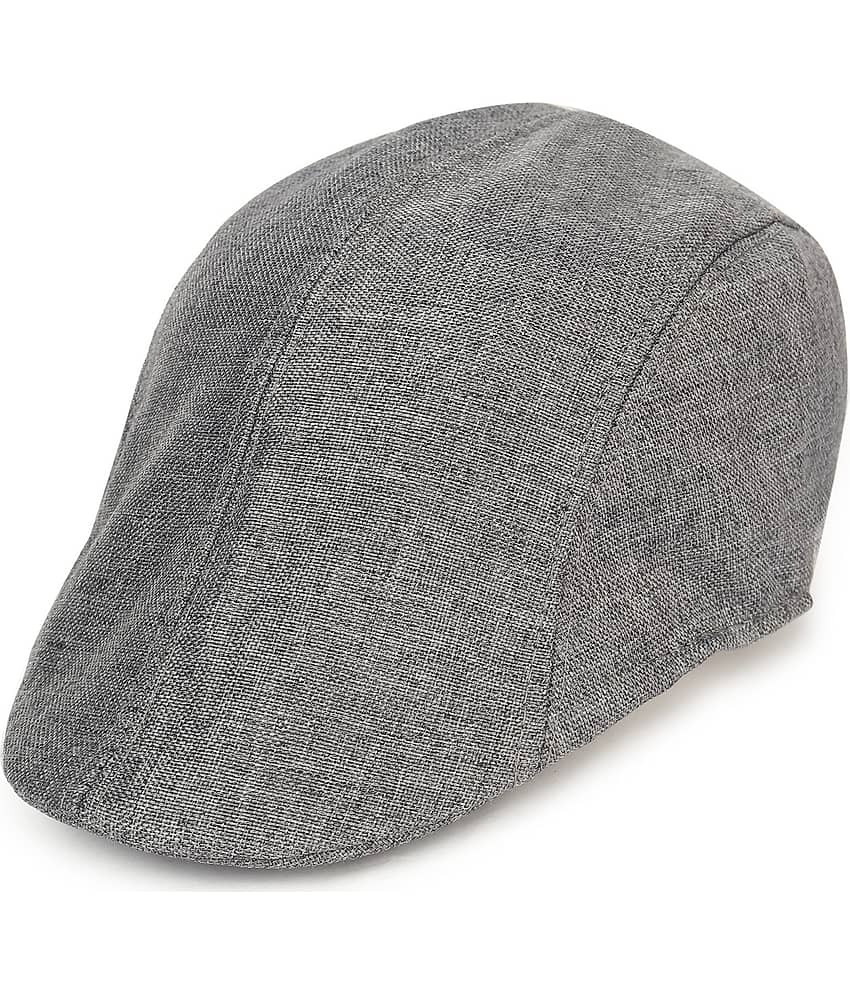 Zacharias Pack of 1 Polyester Men's Cap ( Grey )