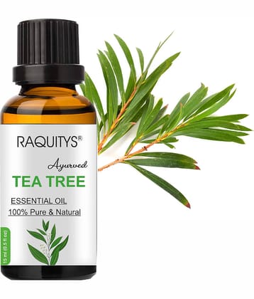 RAQUITYS Tea Tree Essential Oil 15 mL ( Pack of 1 )