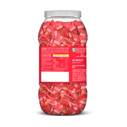 Pinata Strawberry Jelly Jar || 225 Pouches || 3.5 Grams Each