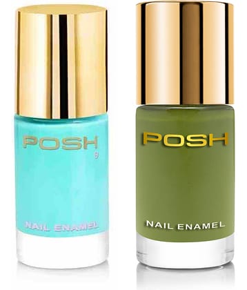 Posh Nail Polish Multi Glossy Pack of 2 9 mL