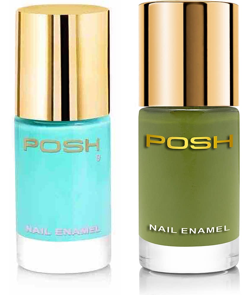 Posh Nail Polish Multi Glossy Pack of 2 9 mL