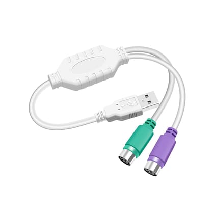 USB(M) to Dual PS/2 (F) Converter ,Connector ,Adapter , Cable For Keyboard Mouse (Multicolor) USB(M) to Dual PS/2 (F) Converter ,Connector ,Adapter , Cable For Keyboard Mouse (Multicolor)