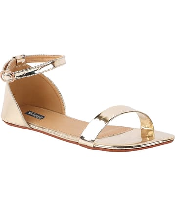 Shoetopia - Gold Women's Flats