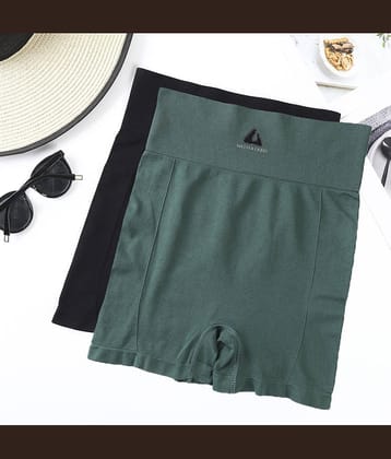 Flenzy Pack of 2 Nylon Hipster For Women ( Multicolor1 )