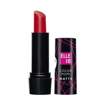 Elle 18 Color Pops Matte Lipstick R31 - Code Red, 4.3 gm