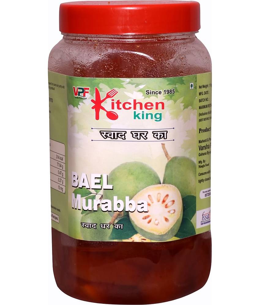 Kitchen King BAEL Murabba with Almond | 100% Fresh BAL with Almond Taste & Pure Natural Healthy Ingredients Pickle 1 g