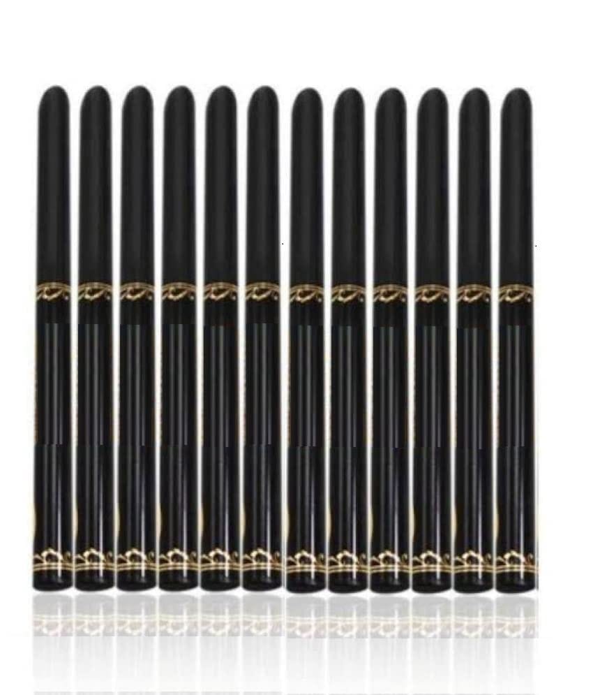 Elecsera Waterproof Eyeliner Black Set of 12pcs 2.5 g (Black)